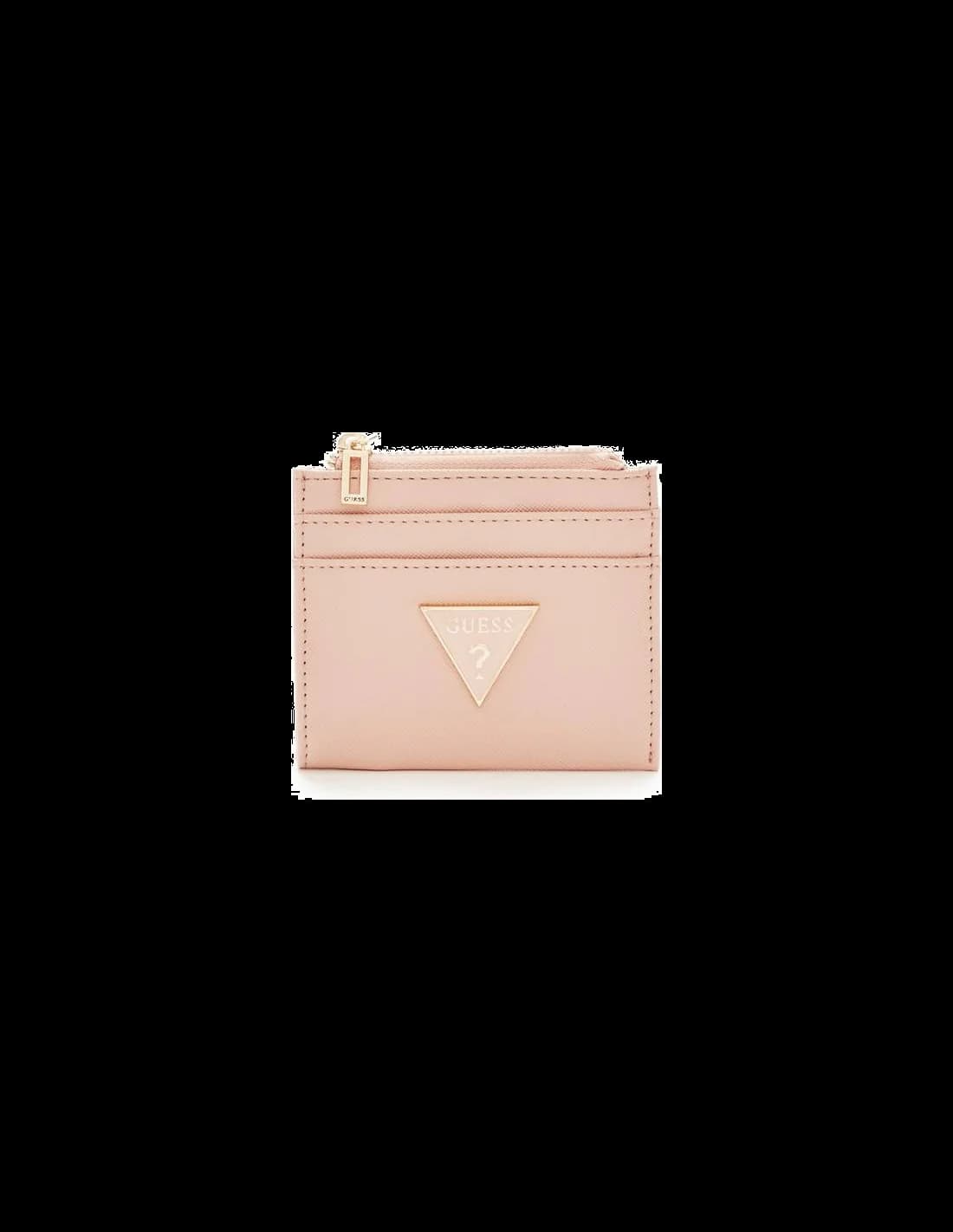 Portefeuille compact Guess 15GF-148-BLUSH beige pour femme