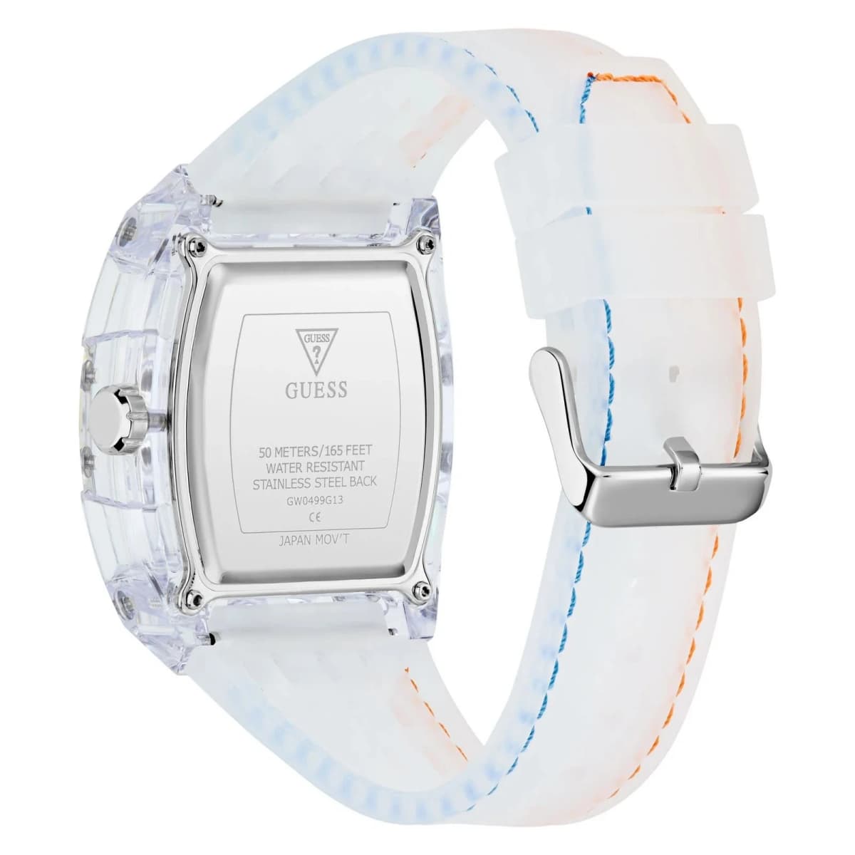 Montre Guess GW0499G13 homme détail cadran multicolore