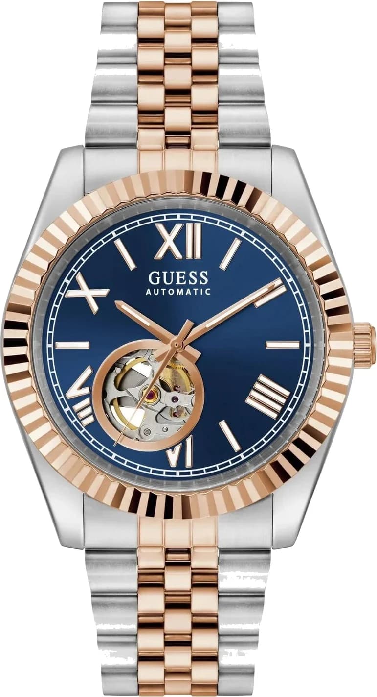 Montre Guess GW0984G5 homme cadran bleu bracelet acier