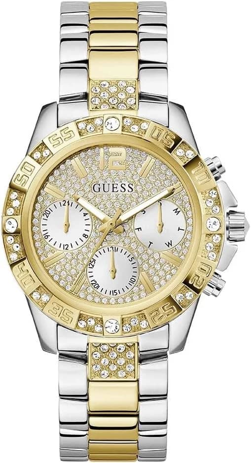 Montre Femme Guess W1156L5 Lady Frontier en Acier Argenté avec Cristaux