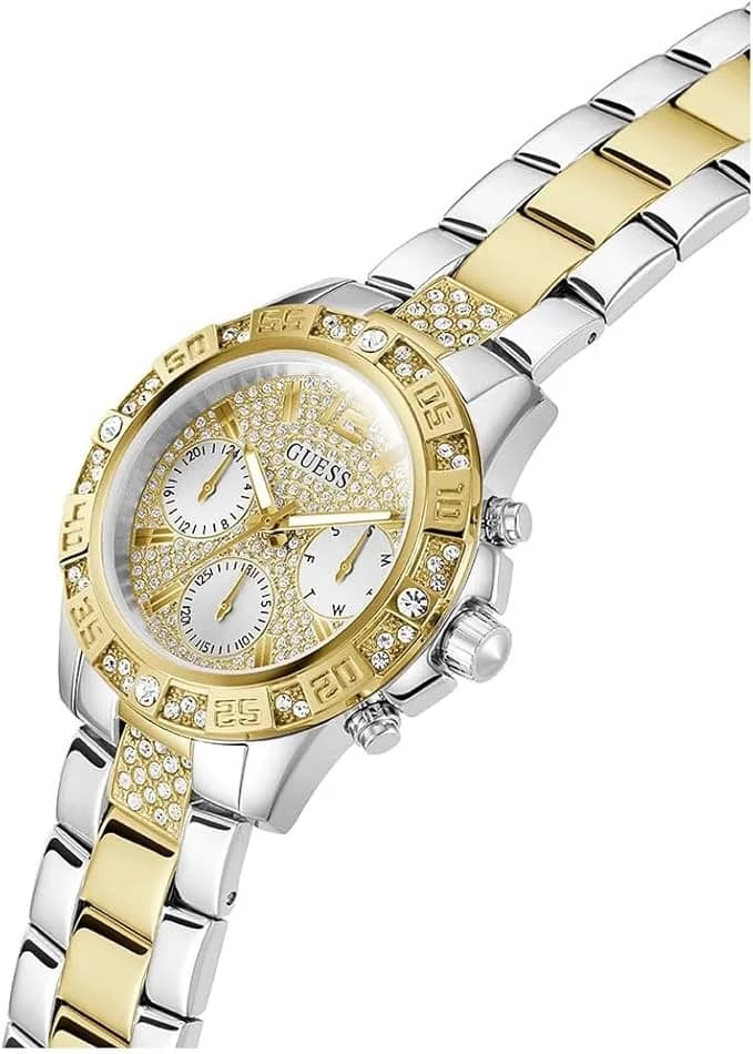 Montre Femme Guess W1156L5 Lady Frontier en Acier Argenté avec Cristaux vue 2