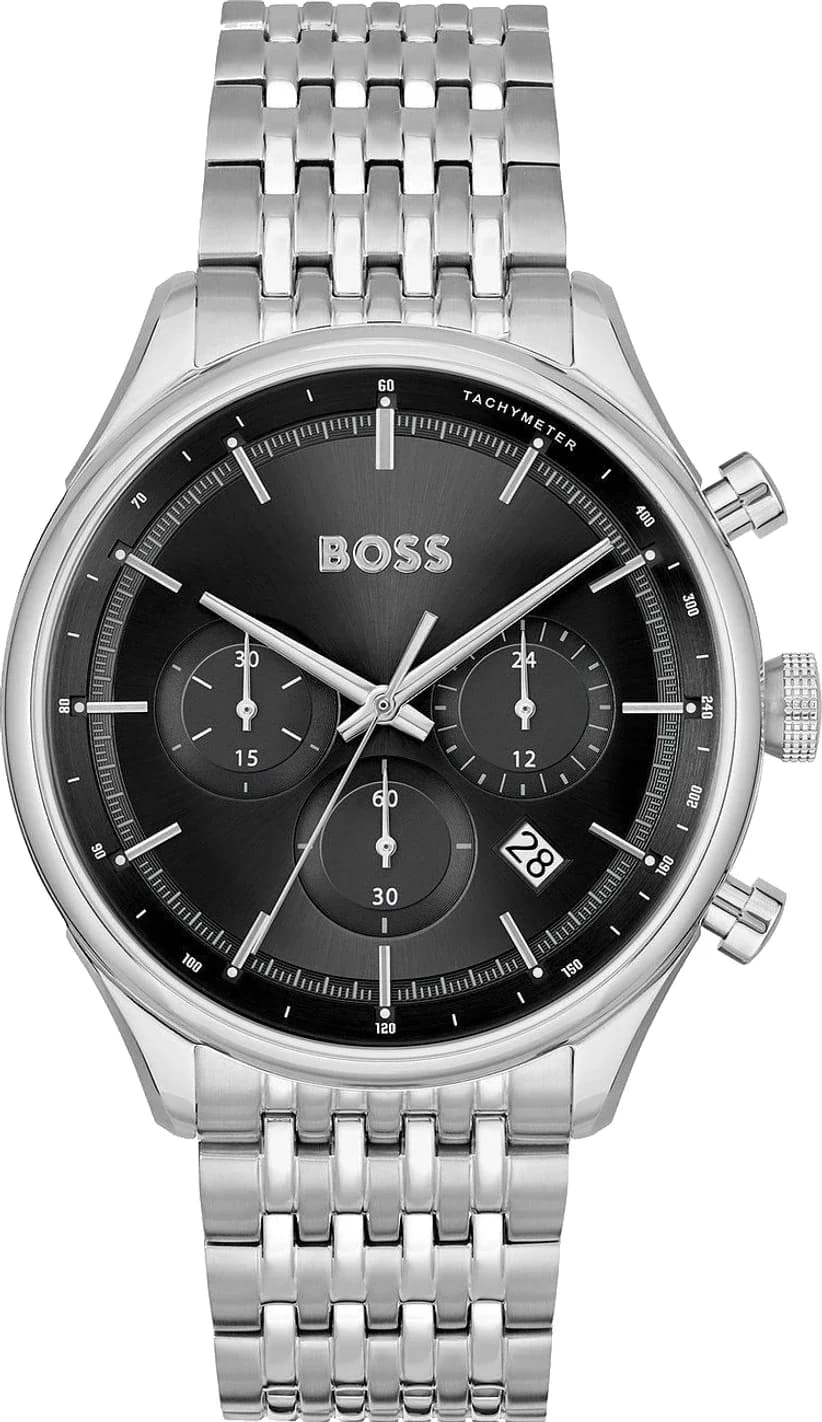 Garde-temps Hugo Boss 1514082 pour homme, acier argenté et design élégant