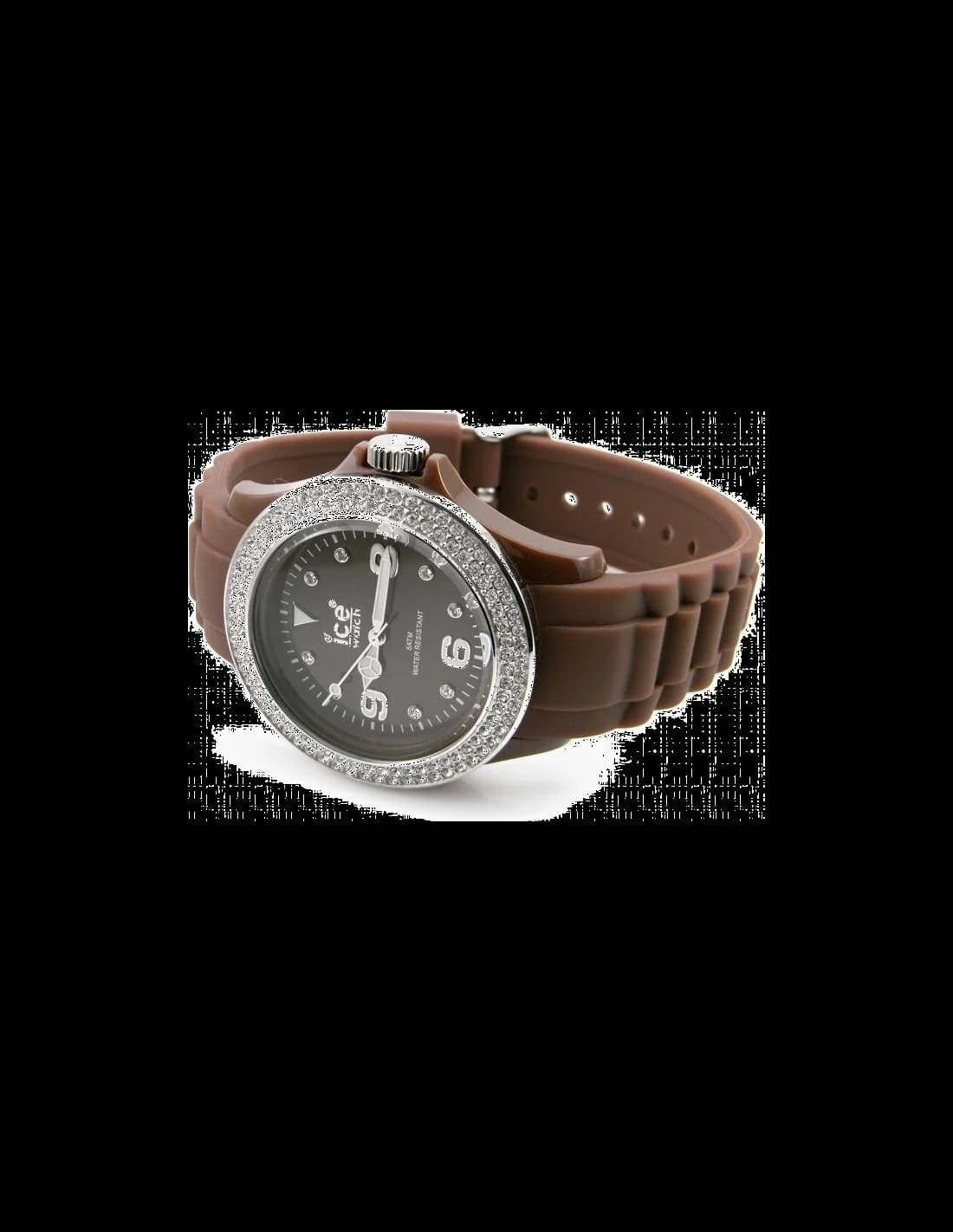 Visage cadran Ice Watch ST.NS.U.S.10 avec index bâtons argentés et aiguilles luminescentes, date à 3h