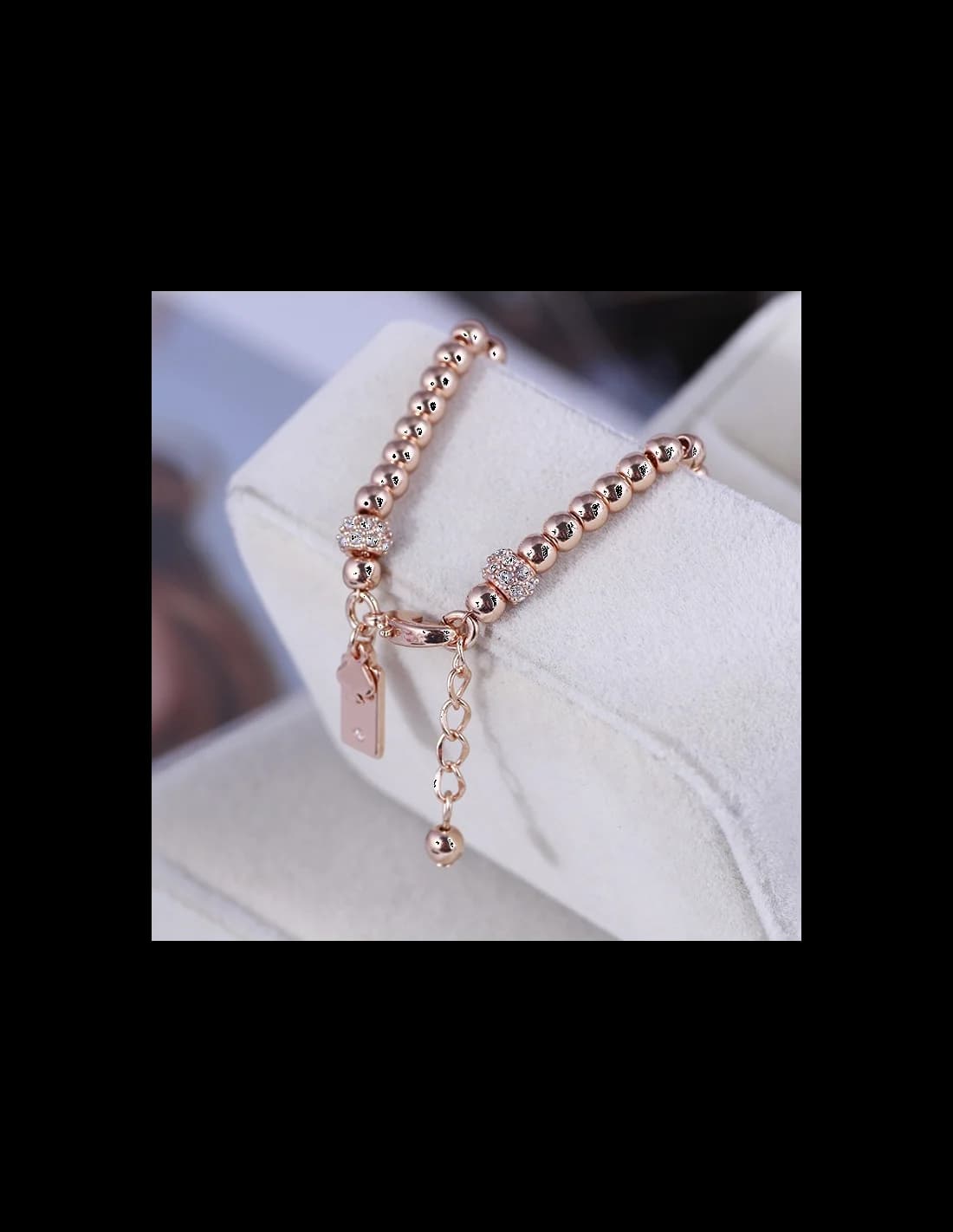 Bracelet femme Kate Spade New York en acier inoxydable or rose - Réf. 106428 vue 2