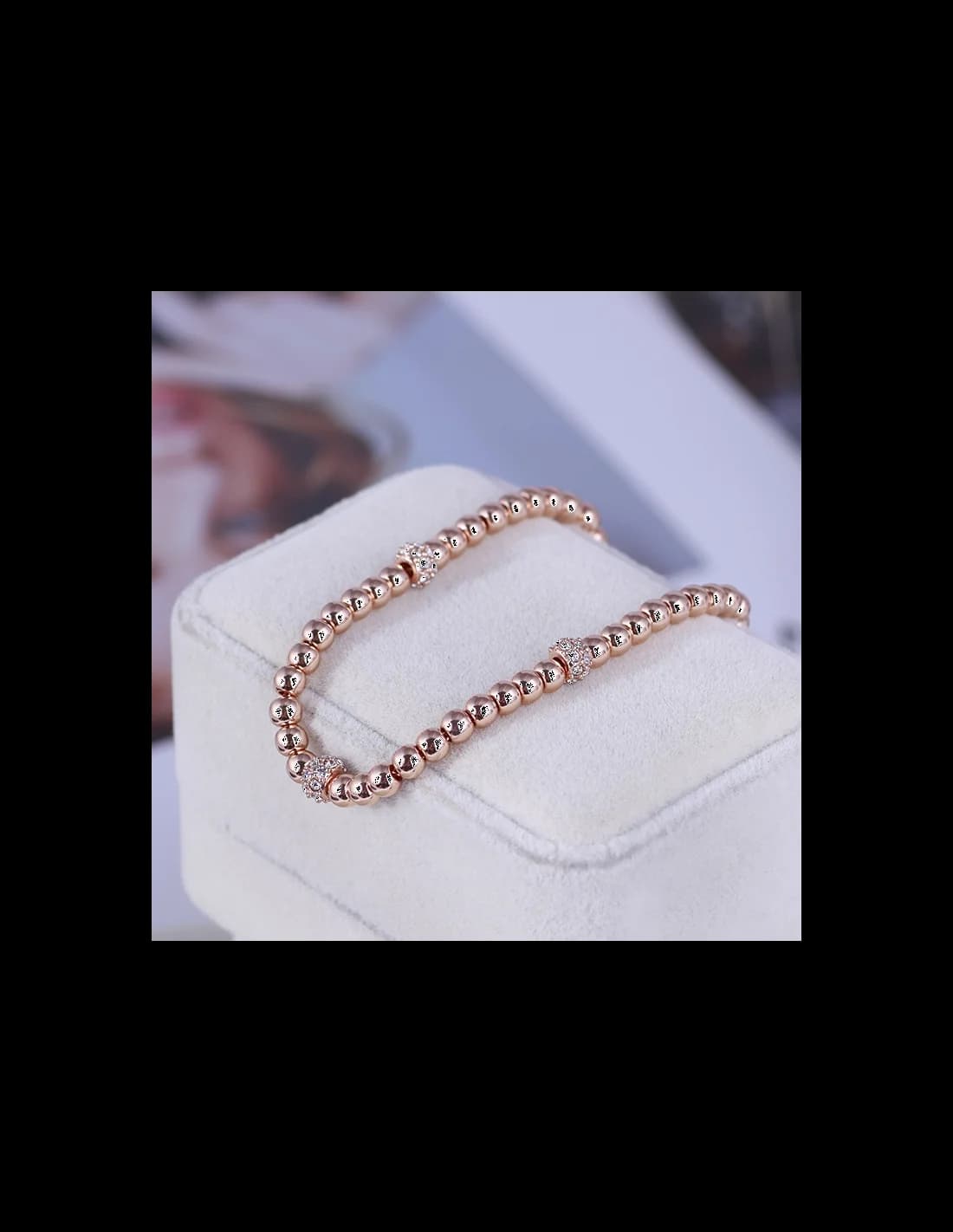 Bracelet femme Kate Spade New York en acier inoxydable or rose - Réf. 106428 vue 4