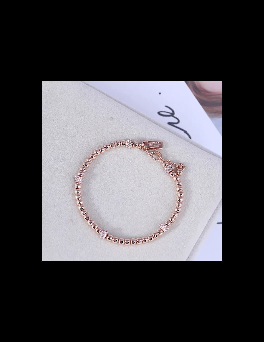 Bracelet femme Kate Spade New York en acier inoxydable or rose - Réf. 106428 vue 5