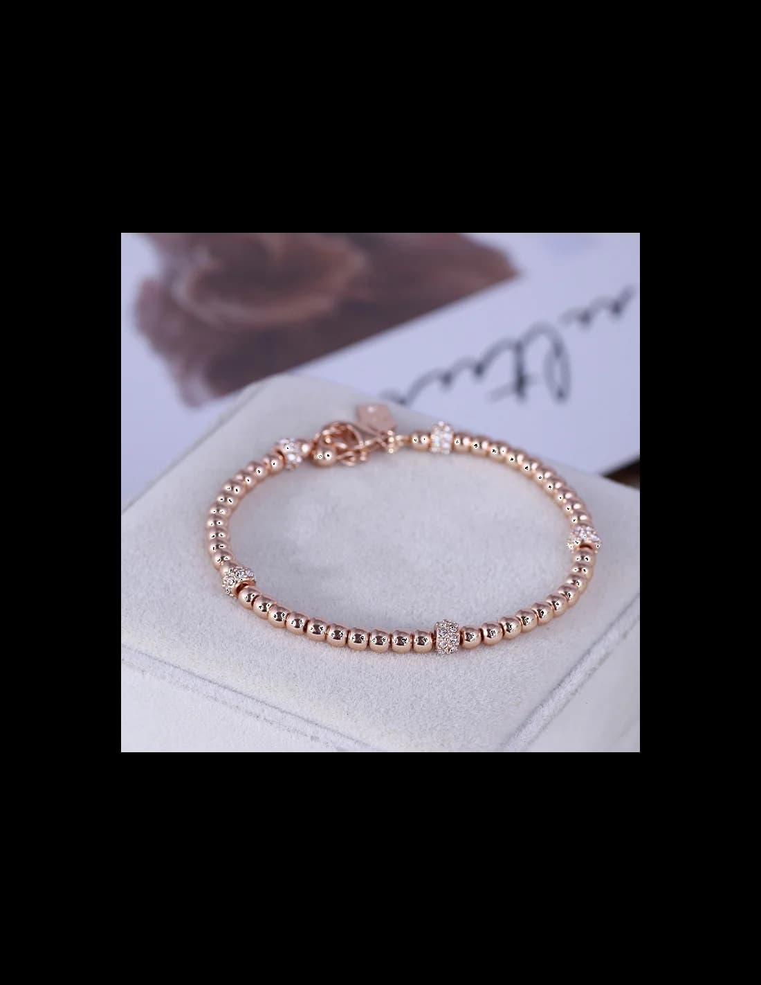Bracelet femme Kate Spade New York en acier inoxydable or rose - Réf. 106428 vue 6