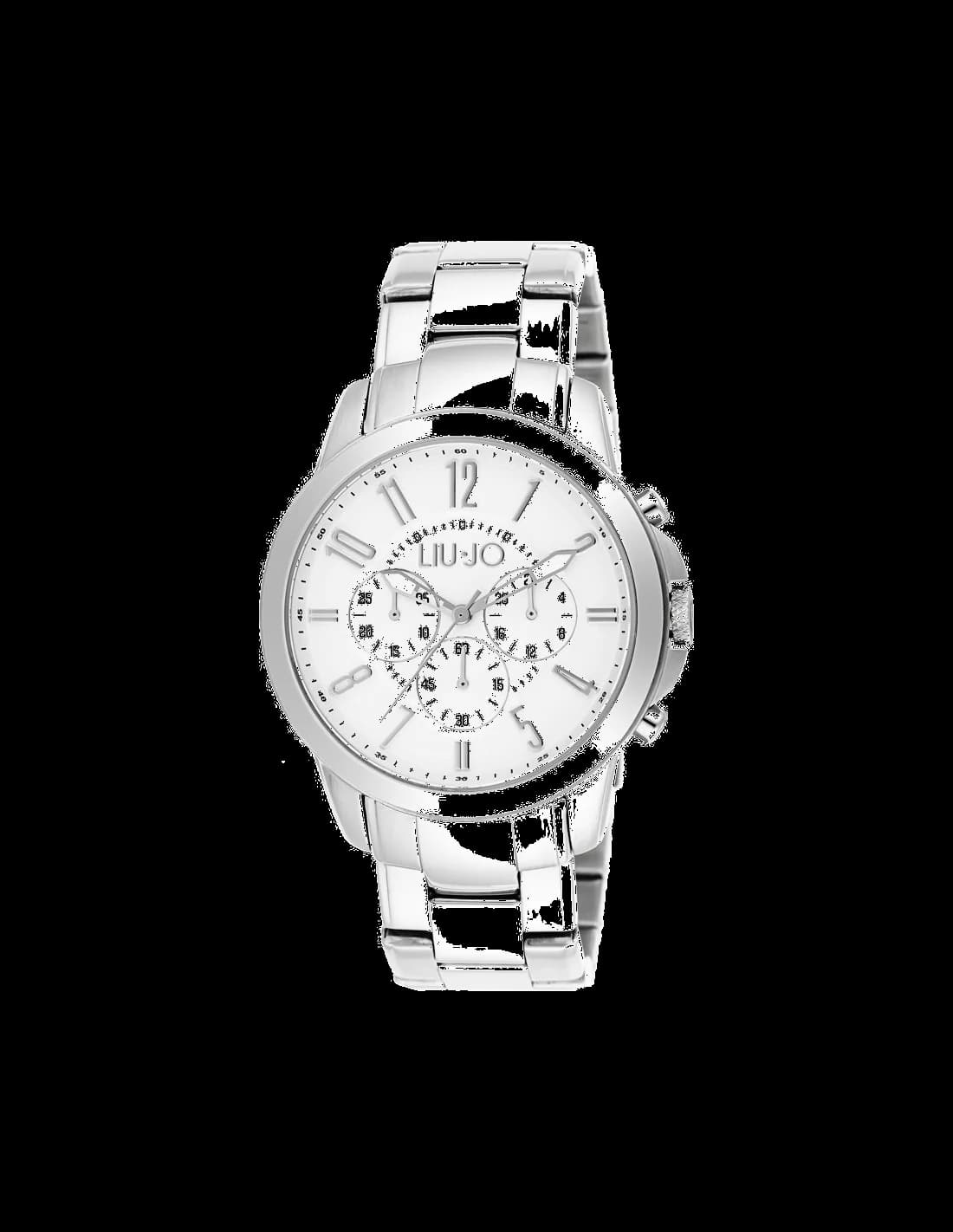 Montre Homme Liu Jo Luxury Jet TLJ827 en acier argenté