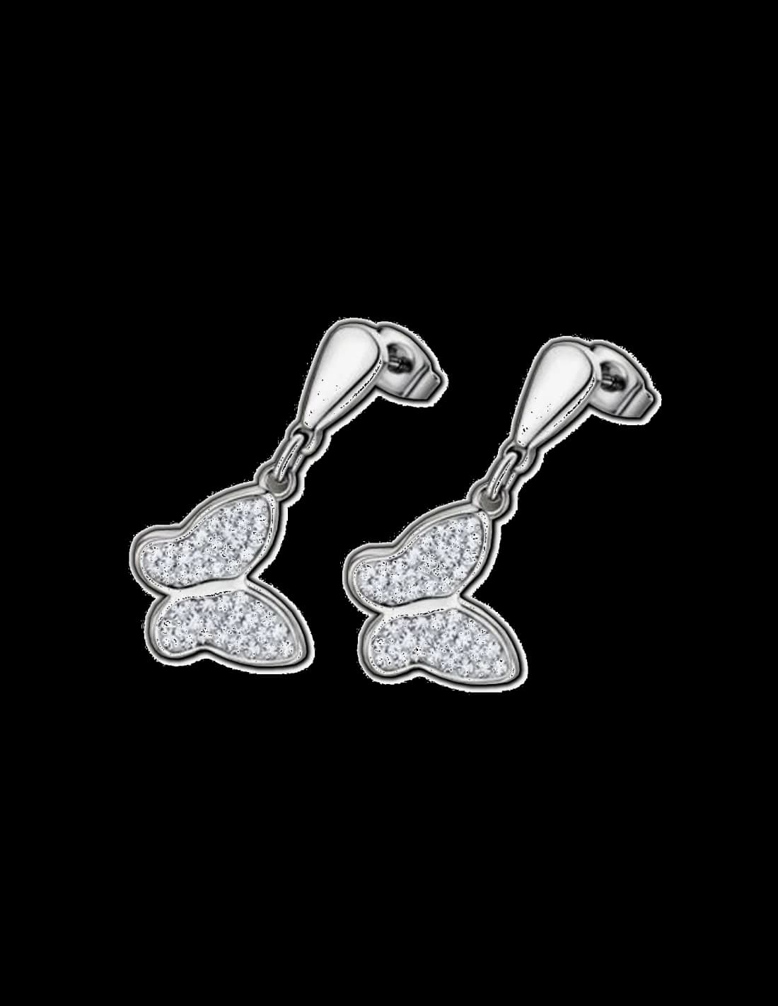 Boucles d'oreilles Lotus Style LS1782-4/1 en acier argenté pour femme