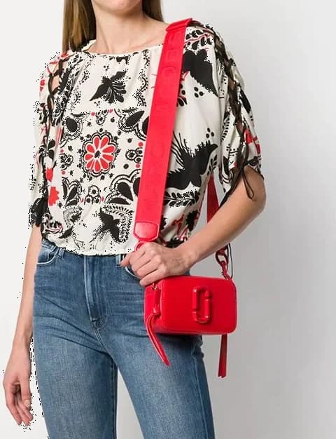 Sac à main bandoulière Marc Jacobs The Snapshot pour femme, Germanium Rouge - Réf. M0014867-612 vue 5