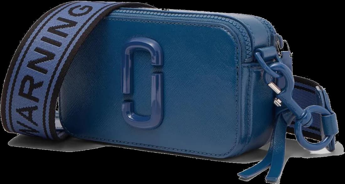 Sac à main bandoulière Marc Jacobs The Snapshot Hudson River Bleu - Réf. M0014867-420 vue 2