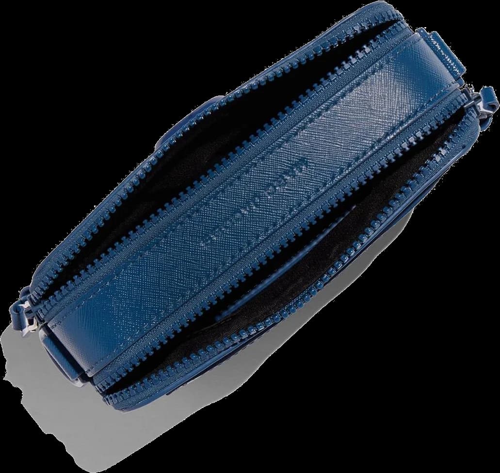 Sac à main bandoulière Marc Jacobs The Snapshot Hudson River Bleu - Réf. M0014867-420 vue 3