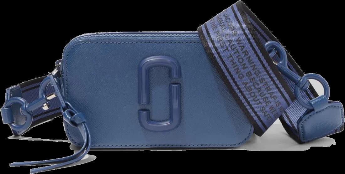 Sac à main bandoulière Marc Jacobs The Snapshot Hudson River Bleu - Réf. M0014867-420