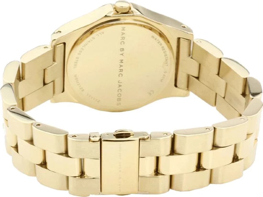 Montre Marc Jacobs MBM3126 femme détail cadran or