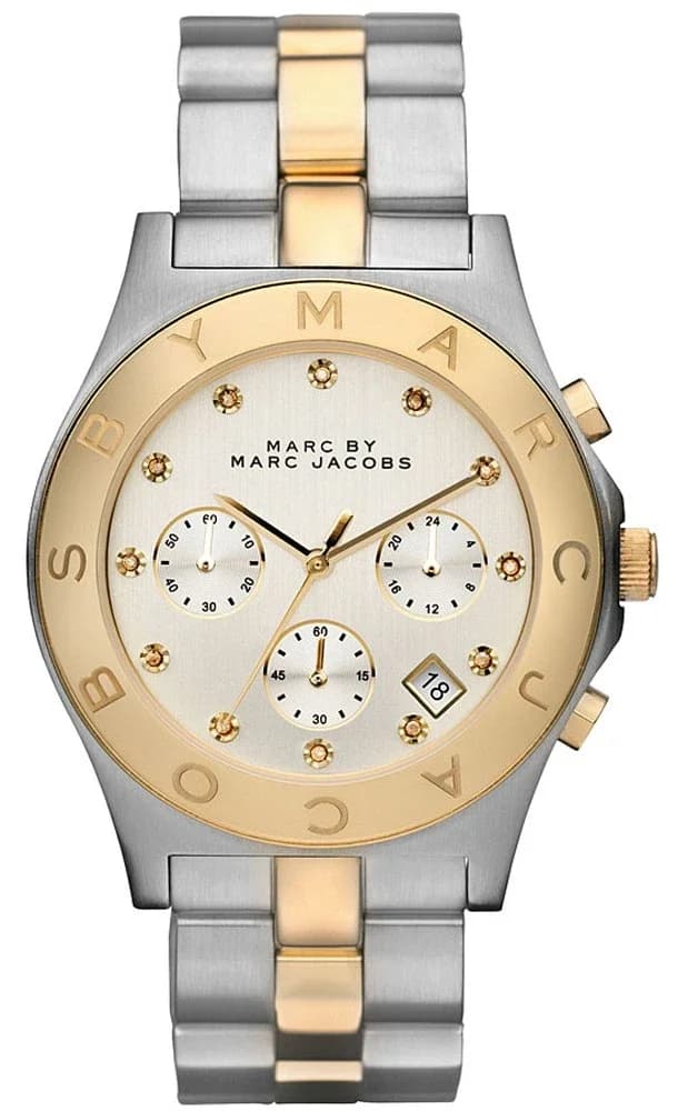 Montre Marc Jacobs MBM3177 femme cadran argent bracelet acier