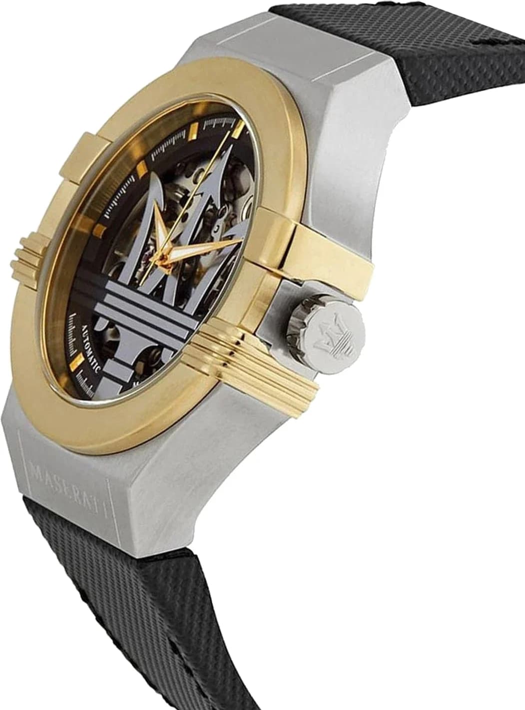 Le garde-temps Maserati R8821108011 vu de profil