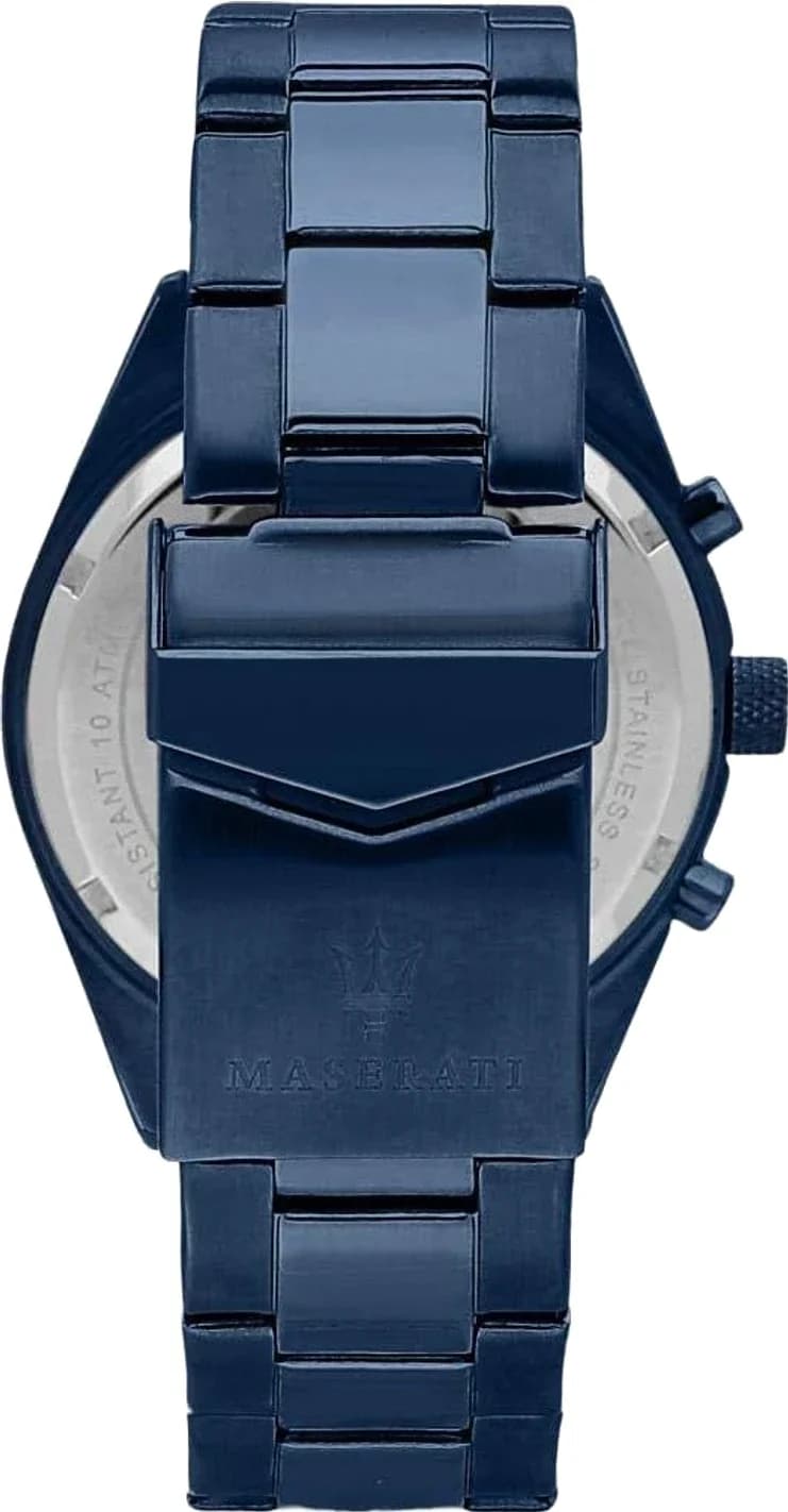 Montre Maserati R8853100025 homme détail cadran bleu