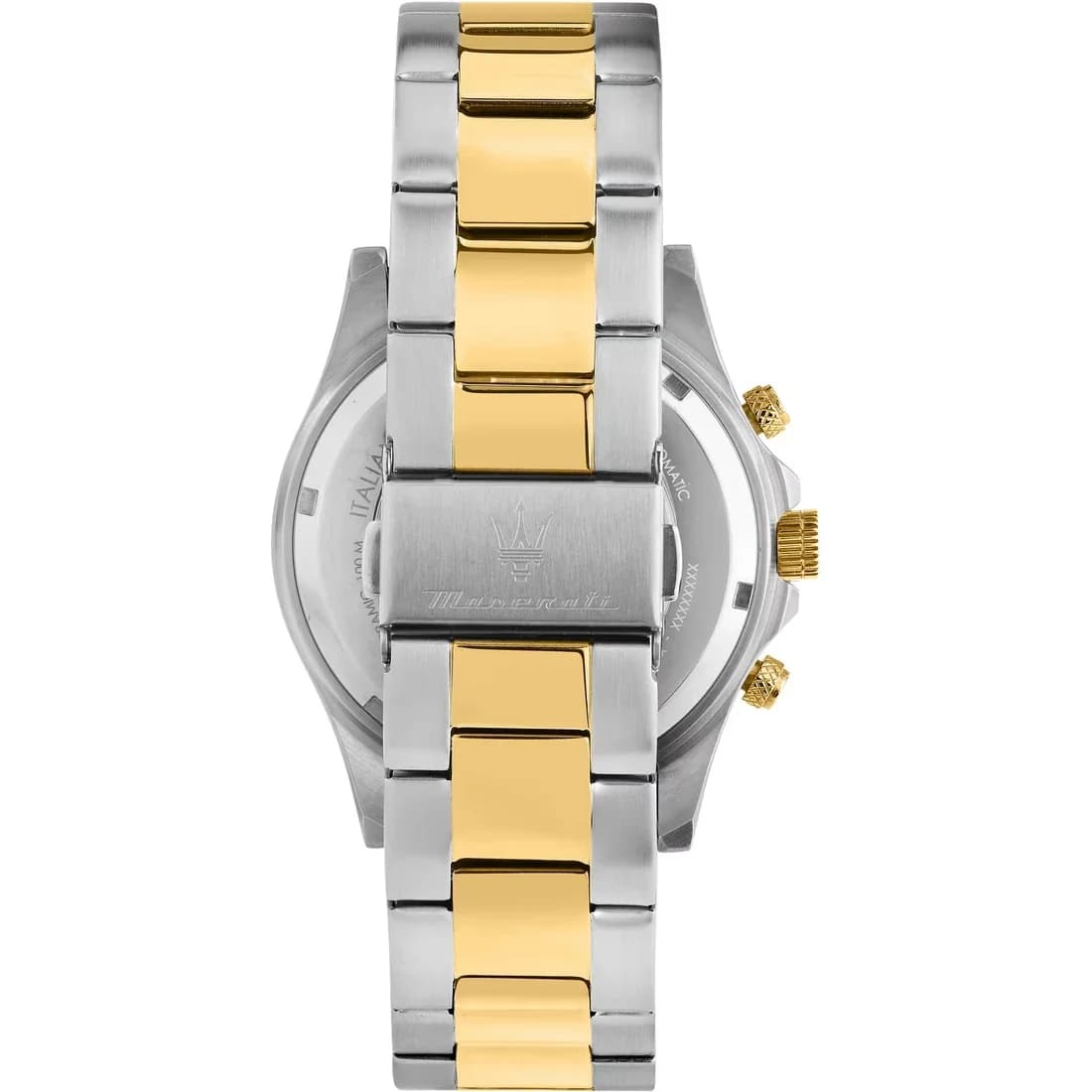 Montre Maserati R8873600006 homme verso boîtier bicolore