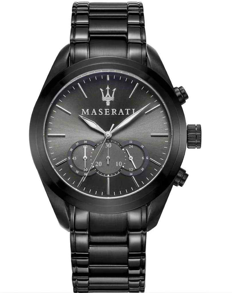 Montre Maserati R8873612002 homme cadran noir bracelet acier