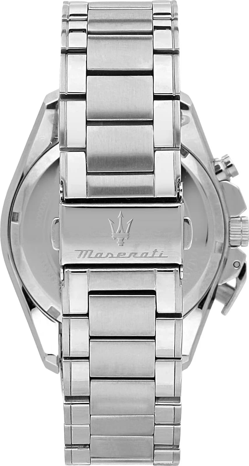 Zoom sur le cadran noir du Maserati R8873612042