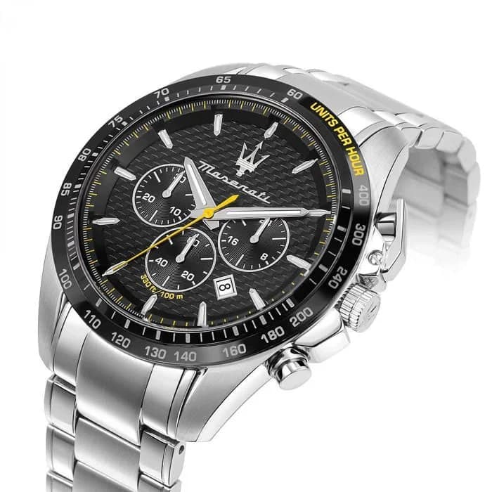 Le garde-temps Maserati R8873612042 vu de profil