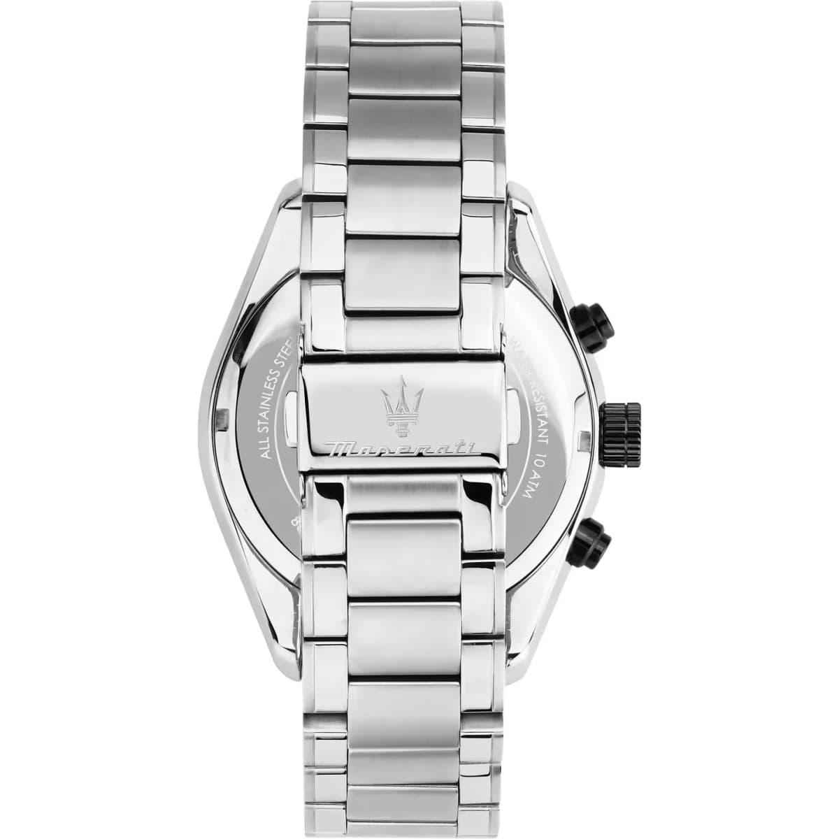 Montre Maserati Traguardo R8873612062 homme grise, acier inoxydable 45mm, quartz 10 ATM vue 4