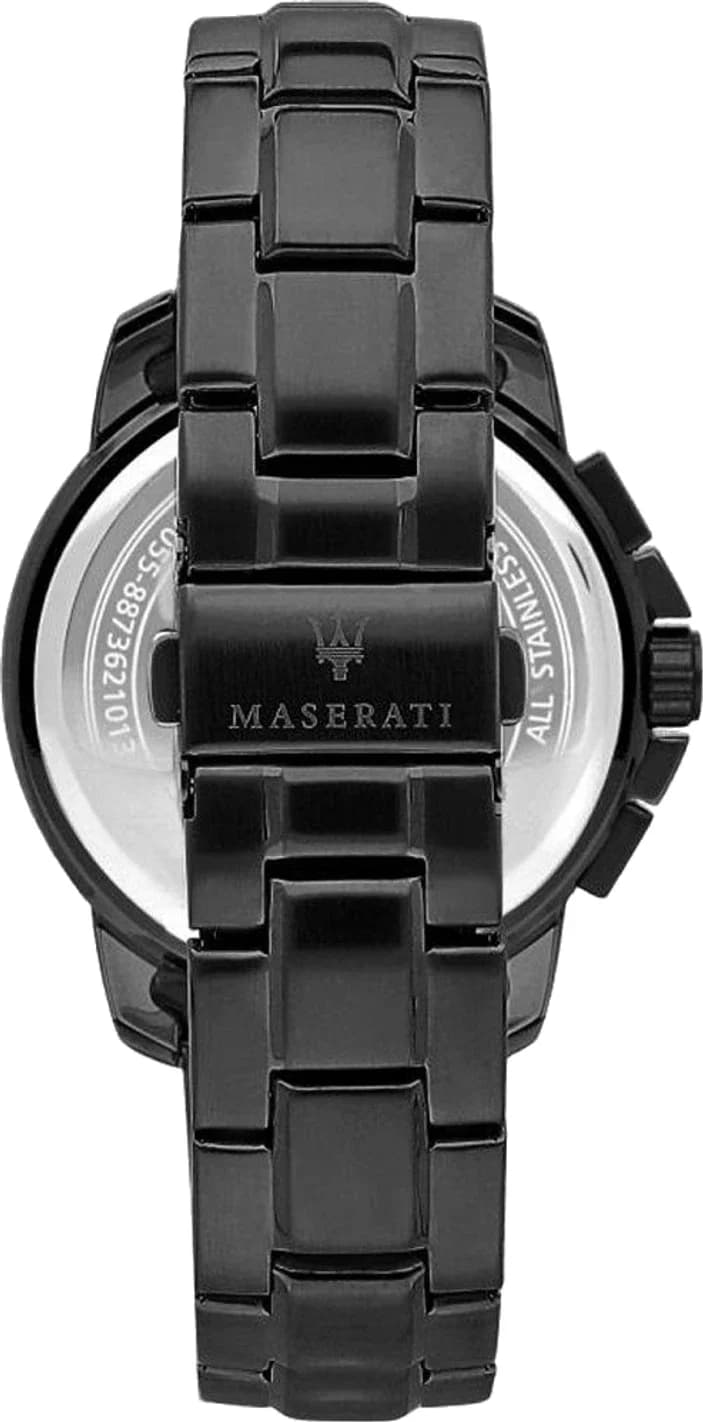 Montre Maserati R8873619001 homme verso boîtier noir