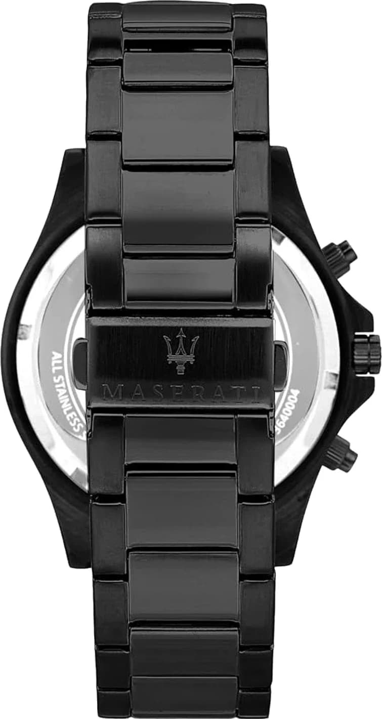 Montre Maserati R8873640011 homme verso boîtier noir