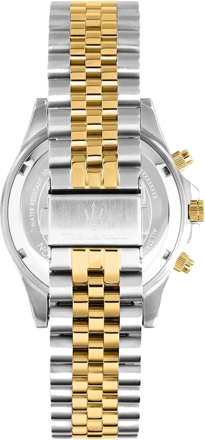 Montre Maserati R8873640024 homme verso boîtier bicolore
