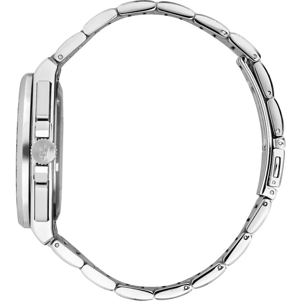 Montre Maserati Velocità R8873652001 homme argentée, acier inoxydable 43mm, quartz 10 ATM vue 3