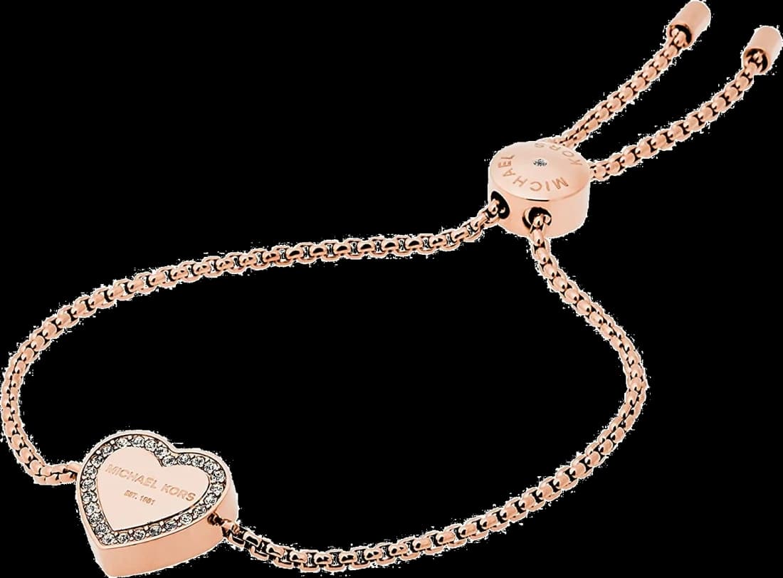 Bracelet Michael Kors Heritage MKJ5391791 en acier plaqué or rose pour femme