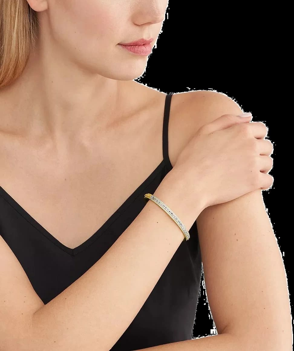 Bracelet Michael Kors Brilliance MKC1636AN710 en argent plaqué or pour femme vue 3