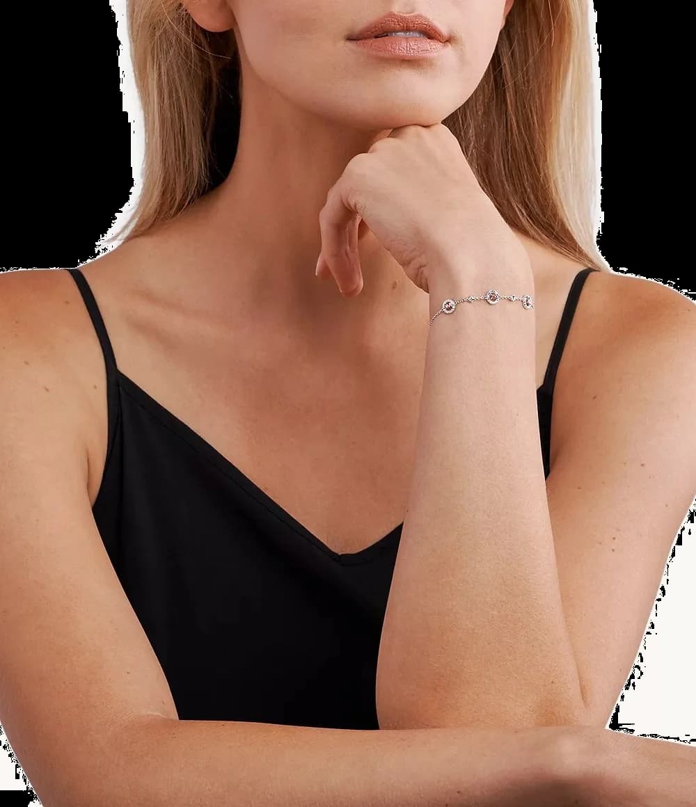 Bracelet coulissant bicolore argent 925 Michael Kors MKC1507AN931 pour femme vue 3