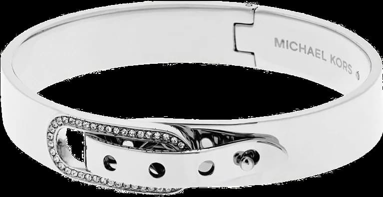 Bracelet Michael Kors MKJ4615040 en acier argenté à strass pour femme