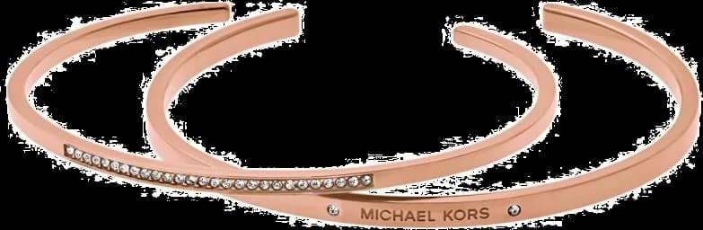 Bracelet Michael Kors MKJ4820791 en acier or rose pour femme