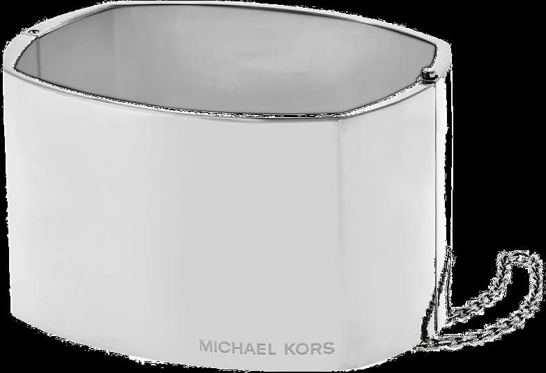 Bracelet manchette Michael Kors MKJ4853040 en acier argenté pour femme