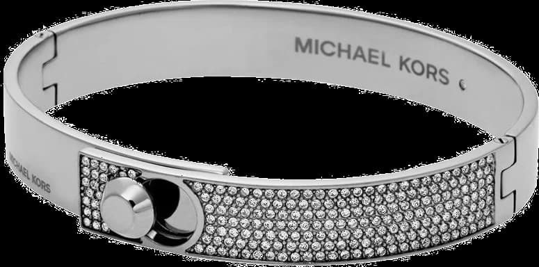 Bracelet Michael Kors MKJ4903040 en acier argenté strass pour femme