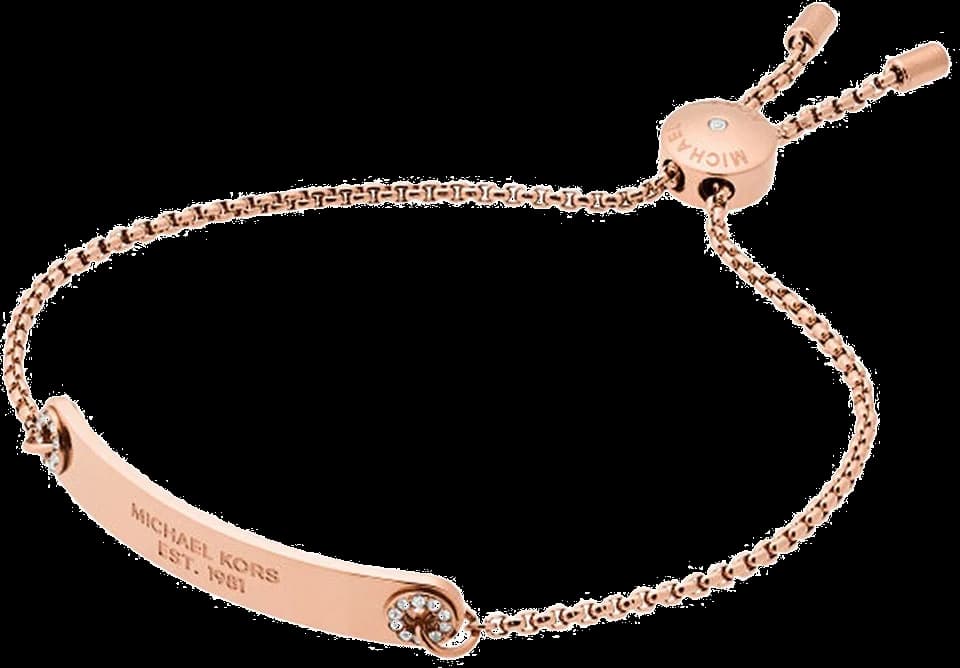 Bracelet Michael Kors MKJ6352791 en acier plaqué or rose pour femme