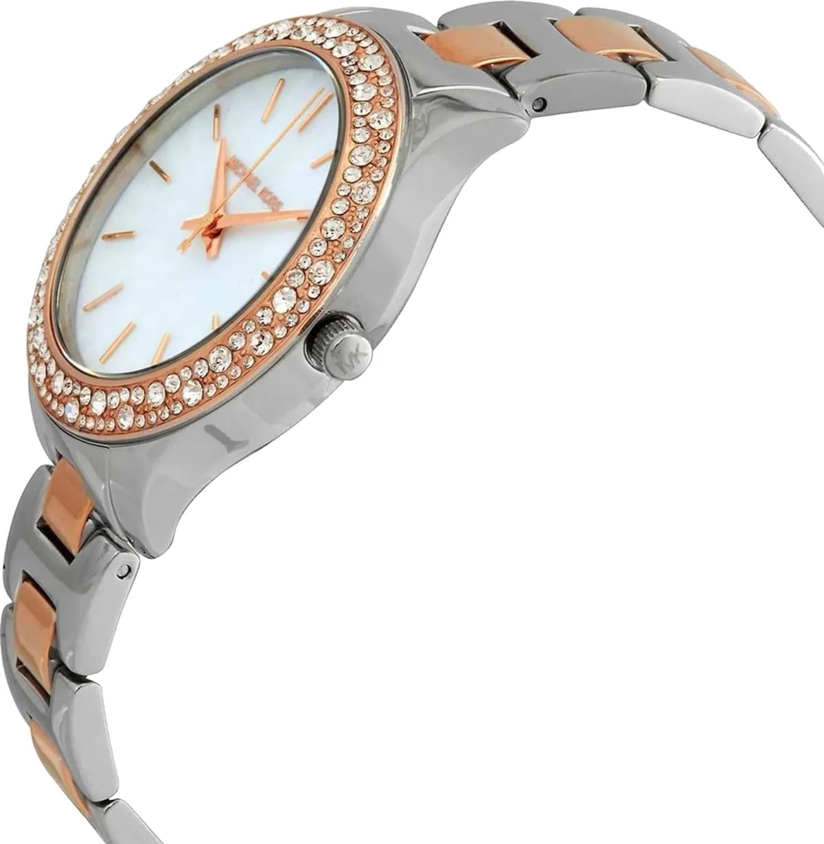 Montre Michael Kors MK1048 femme détail cadran blanc