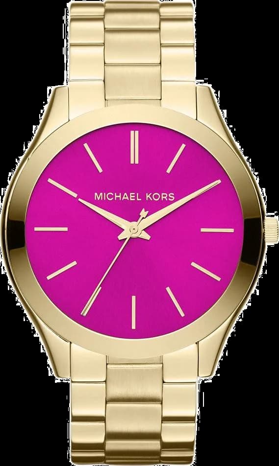 Montre Femme Michael Kors MK3264 - Cadran Fuchsia & Bracelet Or Acier
