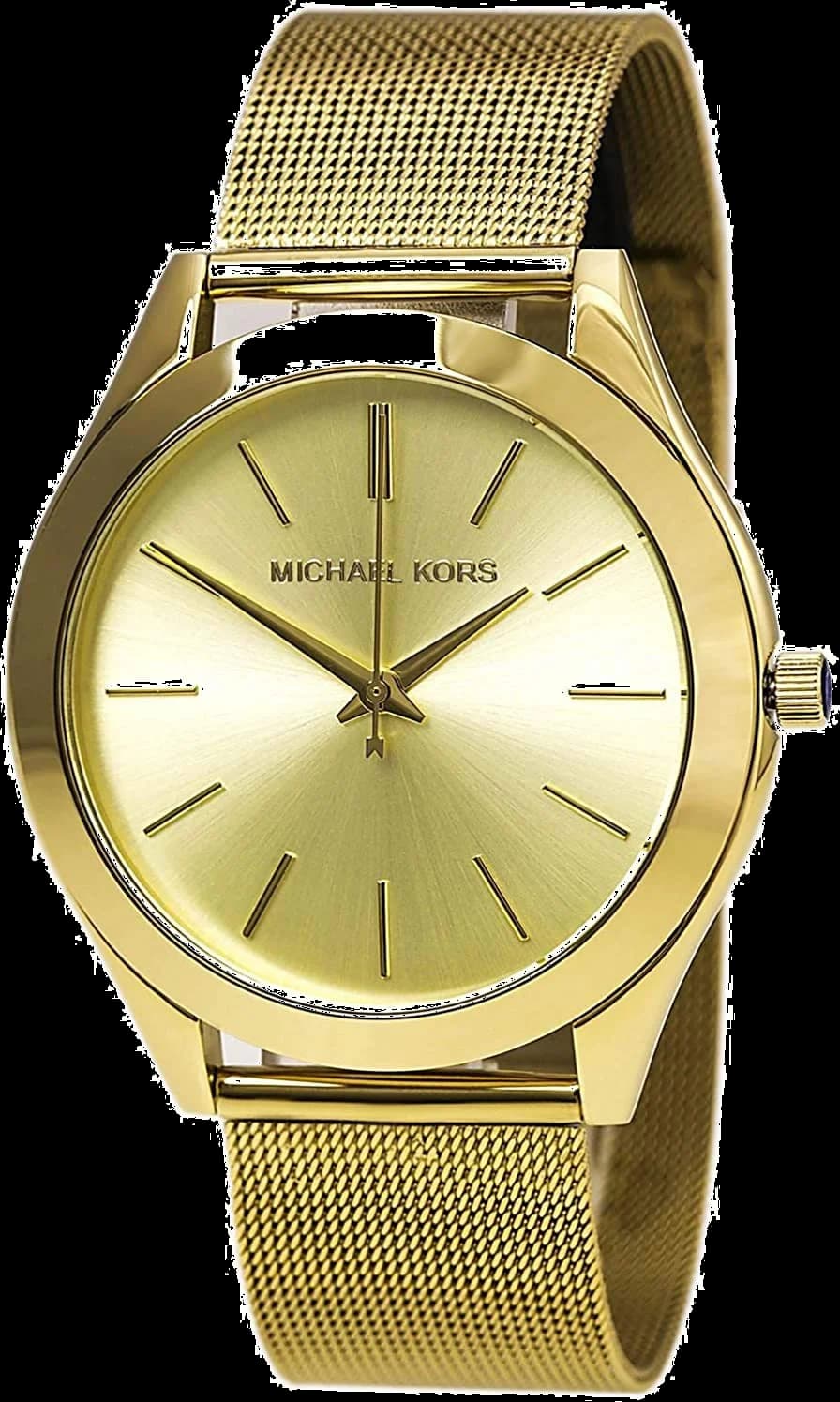Montre Femme Michael Kors MK3282 Cadran Doré Bracelet Maille Milanaise Or