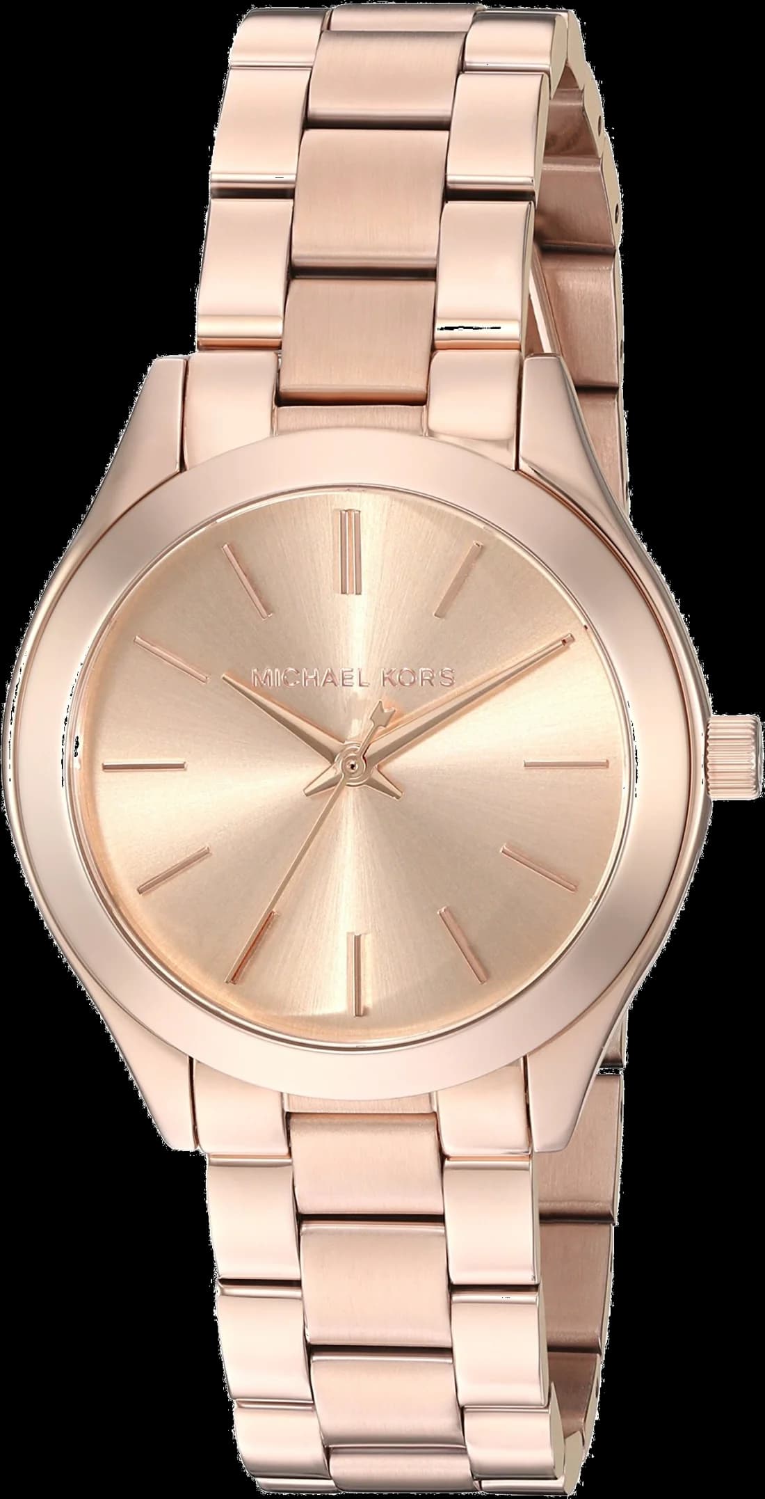 Montre Femme Michael Kors MK3513 - Boîtier et Bracelet Or Rose, Cadran Champagne