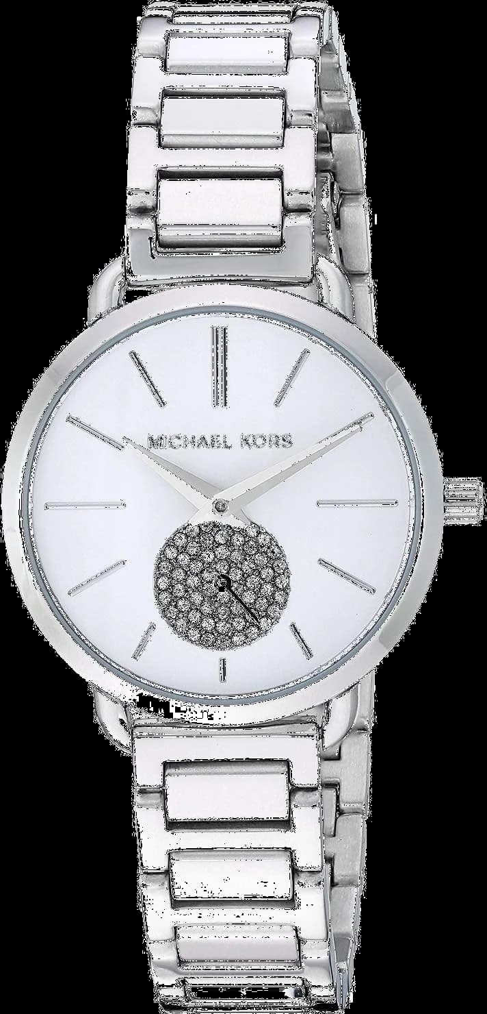 Montre Femme Michael Kors Portia MK3837 en acier inoxydable argenté