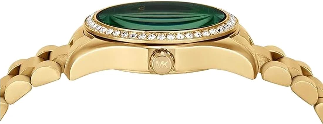 Montre Michael Kors MK4924 femme détail cadran vert