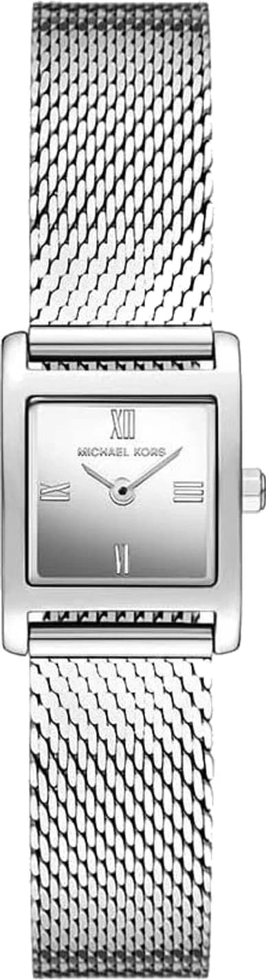 Garde-temps Michael Kors MK4961 pour femme, au cadran argenté et bracelet acier maillons