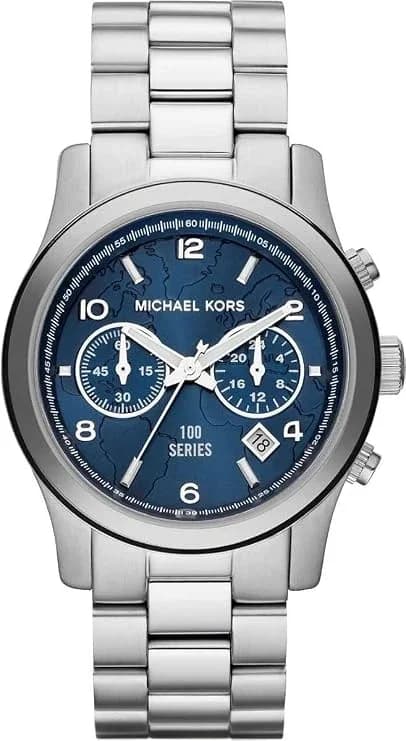 Montre Michael Kors MK5814 femme cadran bleu bracelet acier