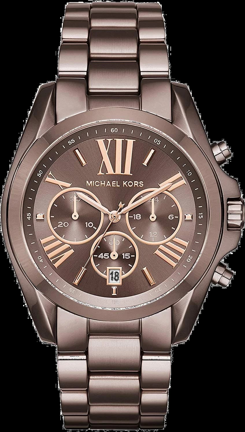 Montre Michael Kors MK6247 Bradshaw Unisexe en Acier Inoxydable Marron