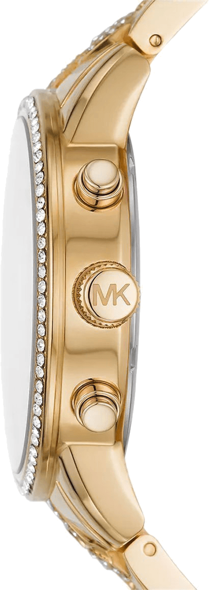 Zoom sur le cadran or du Michael Kors MK6937