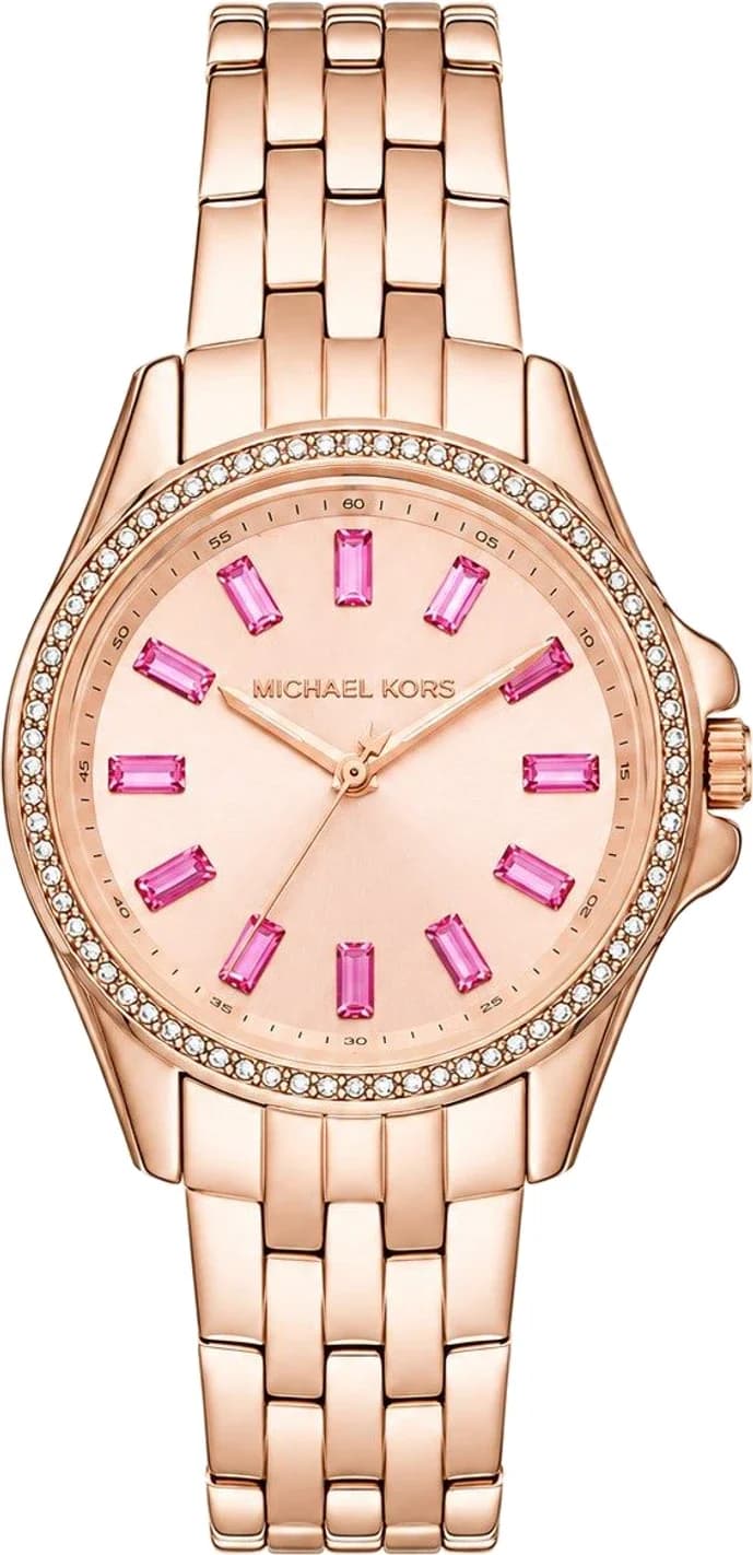 Montre Michael Kors MK7367 femme cadran or rose bracelet acier