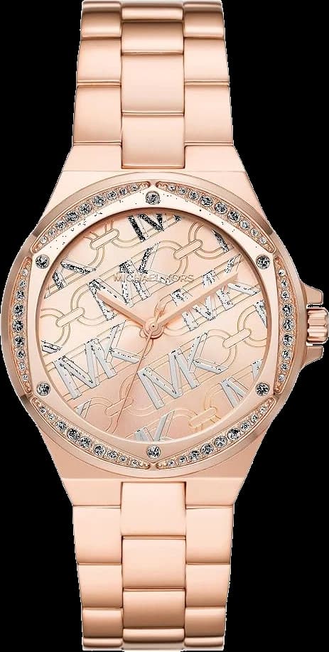 Montre Femme Michael Kors Lennox MK7405 Cadran et Bracelet Or Rose Acier